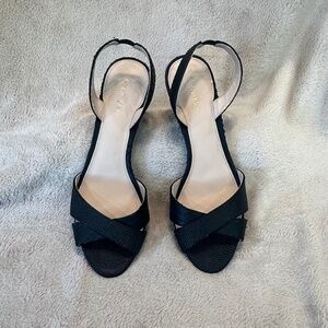 Calvin Klein "Lucette" Kitten Heel Sandal
